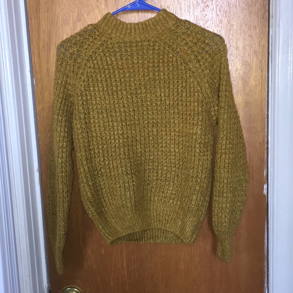 Forever 21 Mustard Yellow Knit Sweater